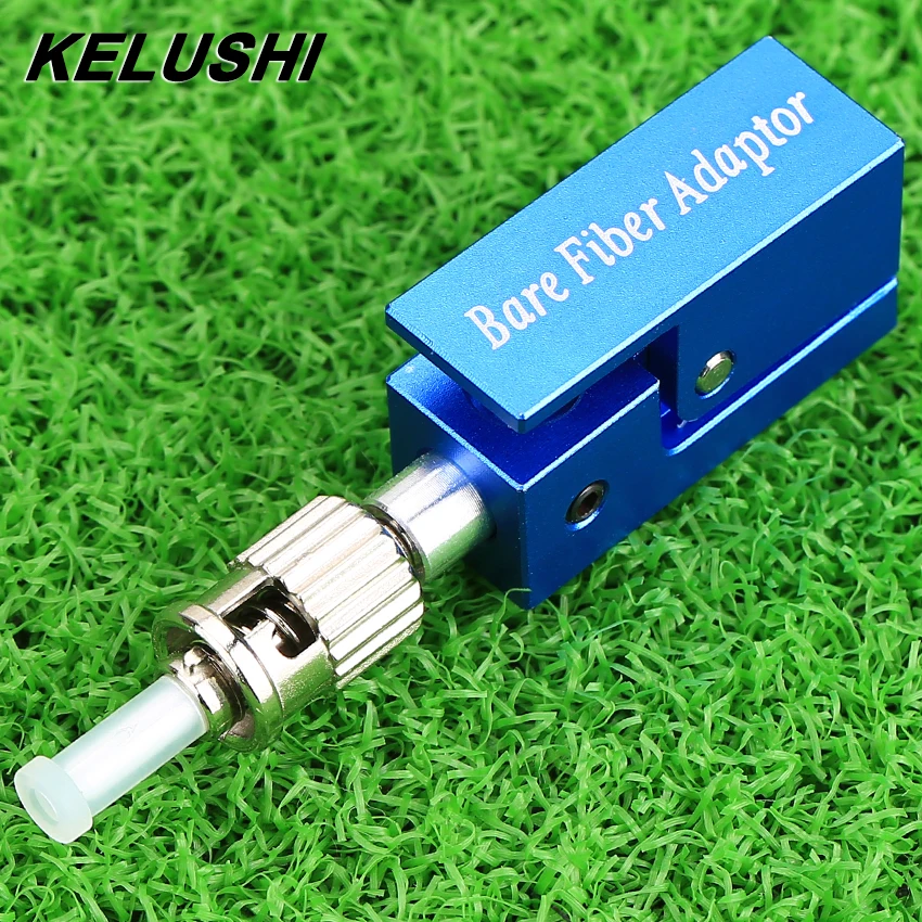 KELUSHI Free Shipping Fiber Square Type ST Bare Fiber Adaptor ST Bare Fiber Adapter for optical fiber temporary connection