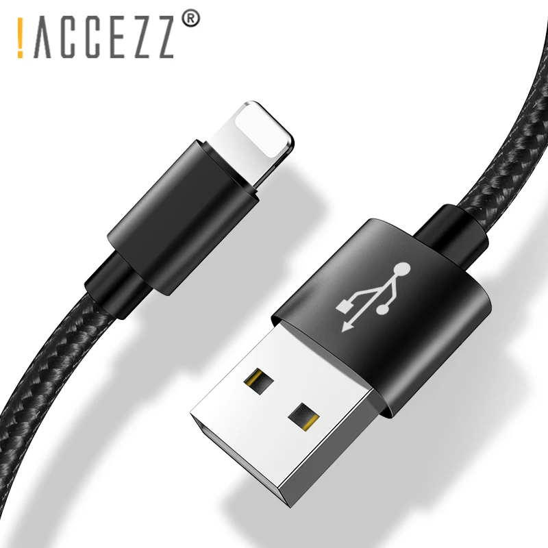 ! ACCEZZ USB зарядный кабель для передачи данных Apple Phone iPhone X 7 6 8 6S Plus XS MAX XR iPad Mini Lighting