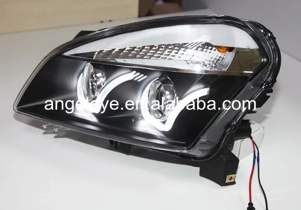 Для Nissan Qashqai фара 2008-2012 год U Стиль светодиодный передний фонарь LD