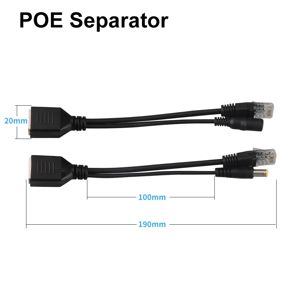 ZSVEDIO аксессуары для камер наблюдения новый черный 12 В мощность по Ethernet Пассивный