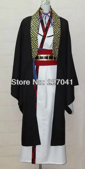 Новое короткое прямое кимоно Hakuouki Kazama Chikage костюмы для косплея|costume cosplay|kimono