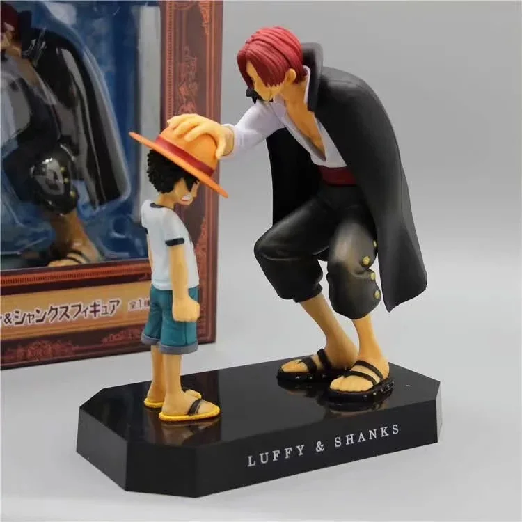 Аниме One Piece Экшн фигурки соломенная шляпа Луффи Шанкс красные волосы фигурка