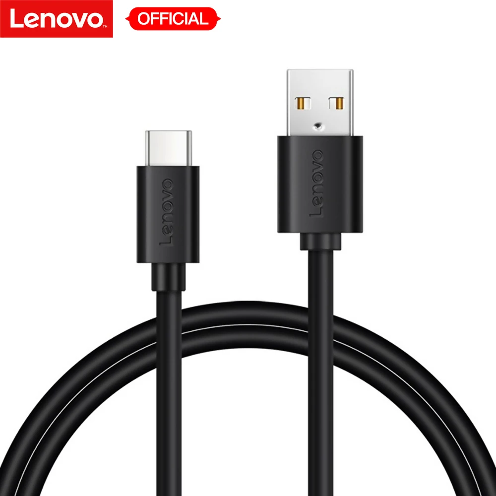 Lenovo оригинальный usb type C кабель 2A передачи данных для быстрой зарядки USB Кабель