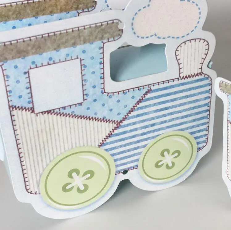 Бесплатная доставка 108 шт./лот милый маленький поезд коробка конфет для мальчиков