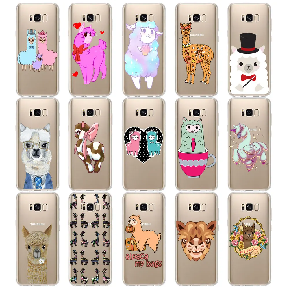 DREAMFOX L313 Alpaca Soft TPU Silicone Case Cover For Samsung Galaxy Note S 7 8 9 10 10e 11 11e Lite Edge Plus |