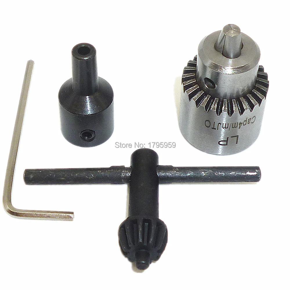 Миниатюрный патрон для сверл двигателя диапазон зажима от 0 3 мм до 4 с ключом и 45 #