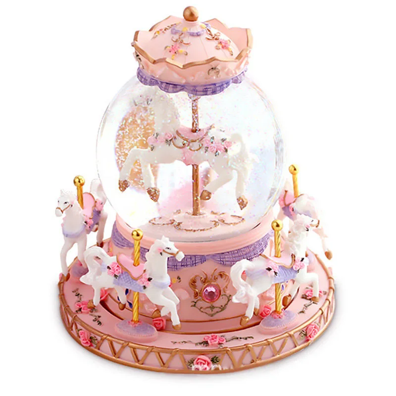 Музыкальная Шкатулка 1 лошадь карусель музыкальная шкатулка 18 мелодий