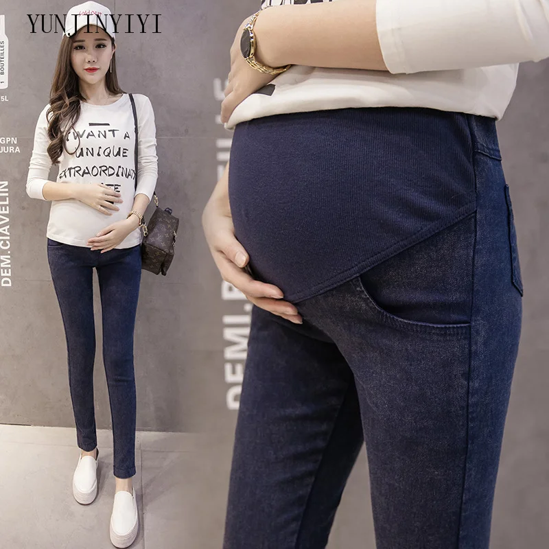 

YUNJINYIYI Maternity Jeans for Pregnant Women Pregnant Pants Pregnancy Clothes Spring Summer 2018 Maternity Pant Plus Size