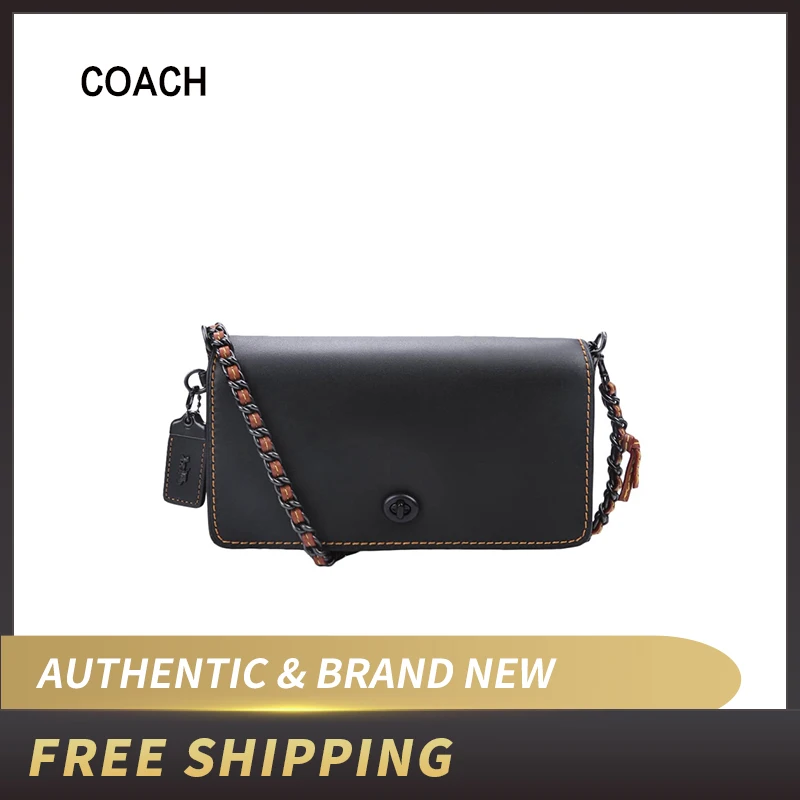 Кожаная сумка через плечо COACH Dinky 55149|Сумки с ручками| |