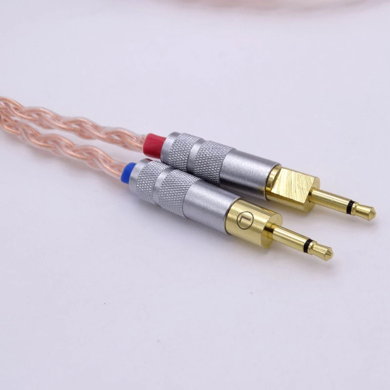 2.5Meter Hand Made Hi-end 8 Cores 5n Pcocc Copper Headphone Upgrade Cable for Sennheiser HD700 | Электроника