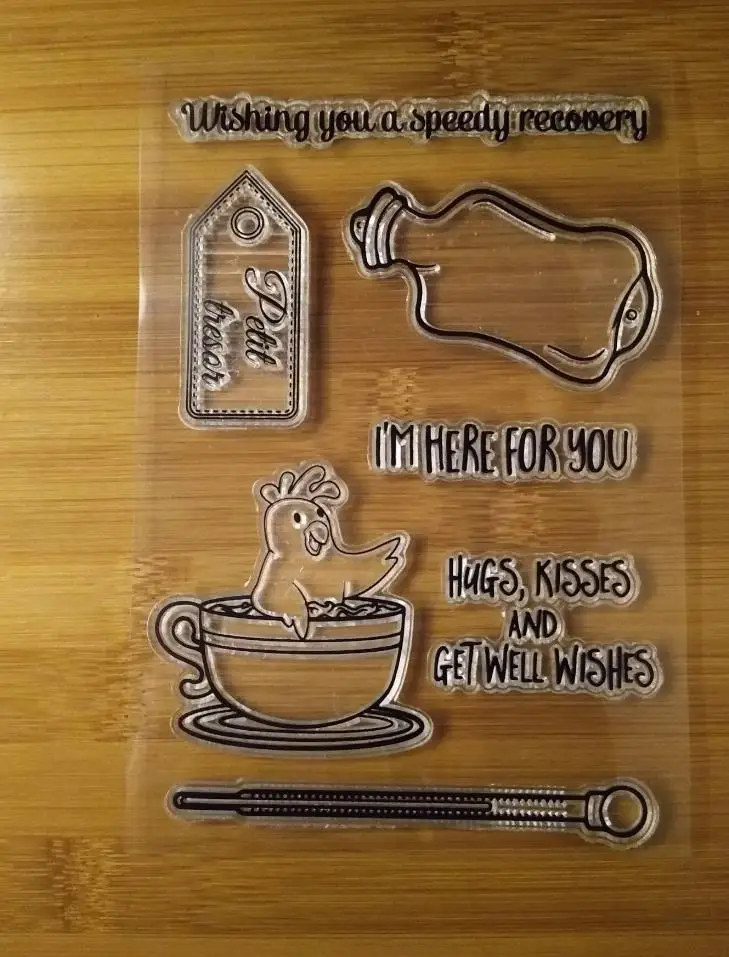 Курица прозрачный штамп/координационный Штамп для DIY Скрапбукинг/изготовление