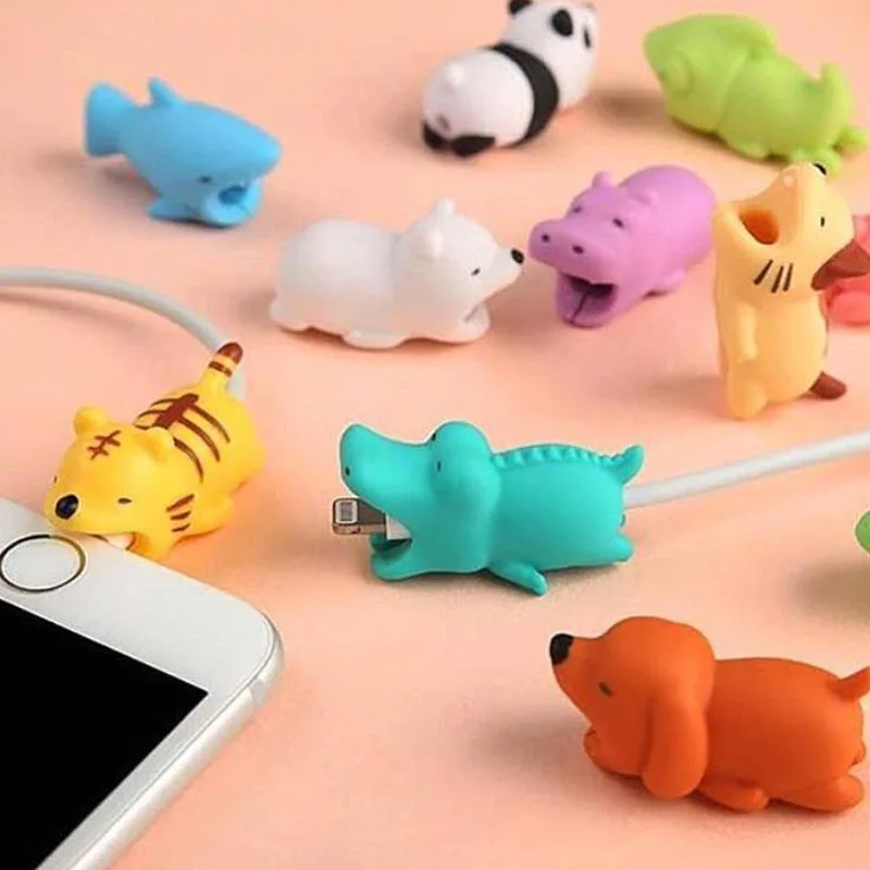 Кабель чомперы животные протектор укуса кабель для usb-кабель iPhone Chompers зарядное