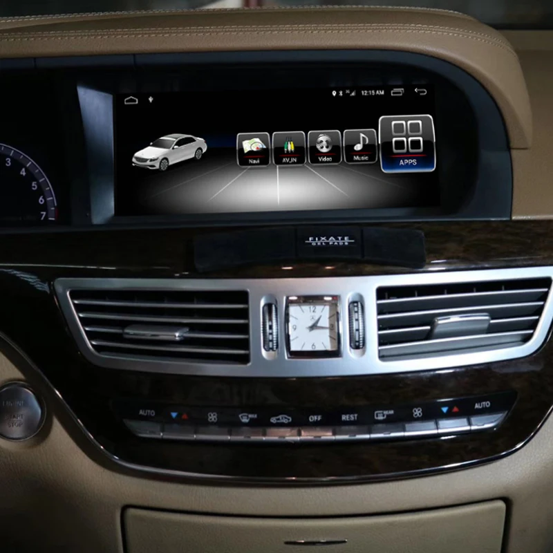 Автомобильный gps навигационный монитор для Benz S Class 2005 до 2013 Android 7 1 2G + 32G 10 25 &quotАвто