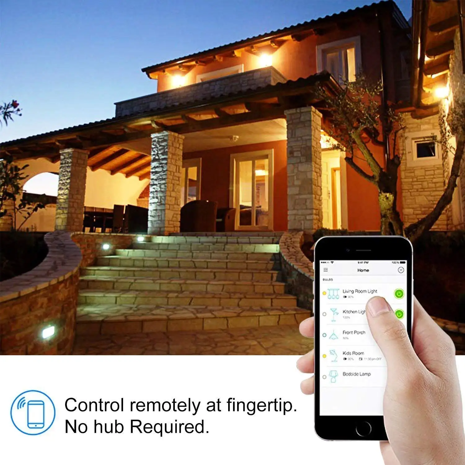 Умная Светодиодная лампа Wi-Fi лампочка для Amazon Alexa Google Home E14, 7 Вт Диммируемый пульт дистанционного управления многоцветный СВЕТОДИОДНЫЙ Красочный свет настроения