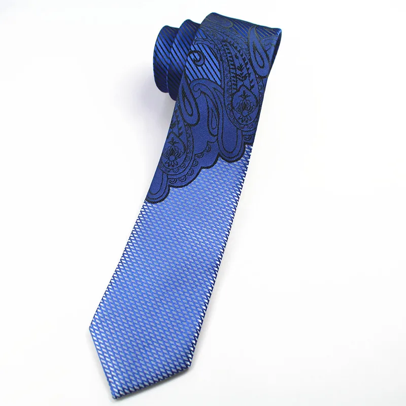 Rbocott Для мужчин s Slim Tie моды Галстук Пейсли 6 см ширина Узкие галстуки для мужчин Свадебная вечеринка Узкие галстуки Gravatas corbatas - Цвет: 03
