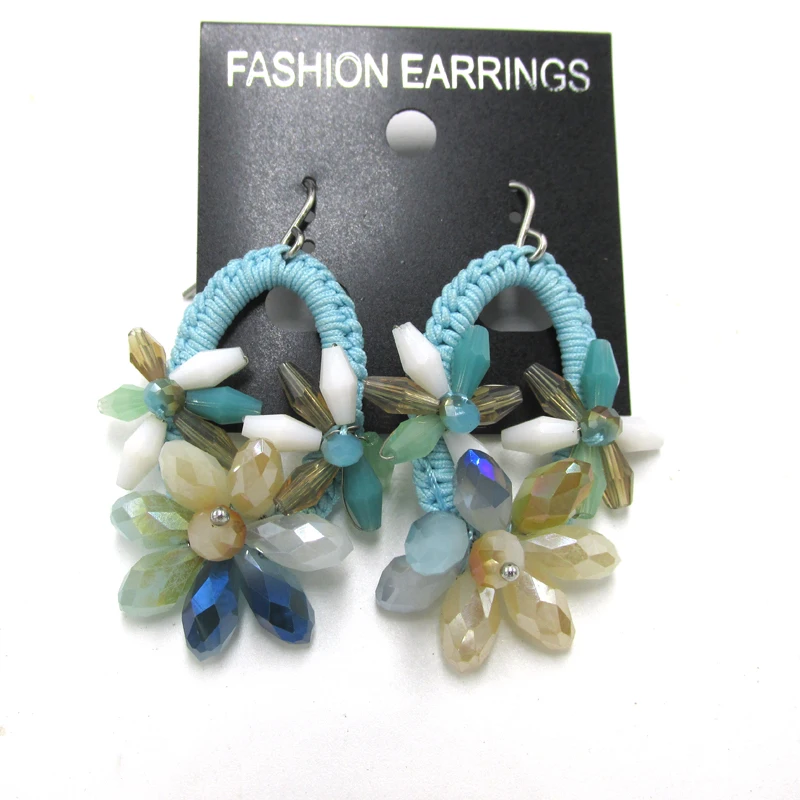 Бесплатная доставка! 2017 блестящие акриловые серьги ручной работы|earrings free