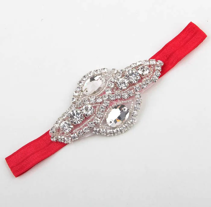 Yundfly детский обруч для волос со стразами маленьких девочек Эластичные аксессуары