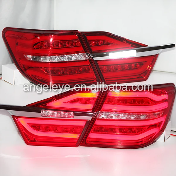 Задние светодиодные фонари для Toyota Camry 2014-2015 года задний фонарь красного цвета с