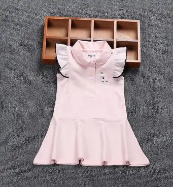 Hot Fashion baby girl summer dress new girls cotton shorts kids dresses for | Детская одежда и обувь