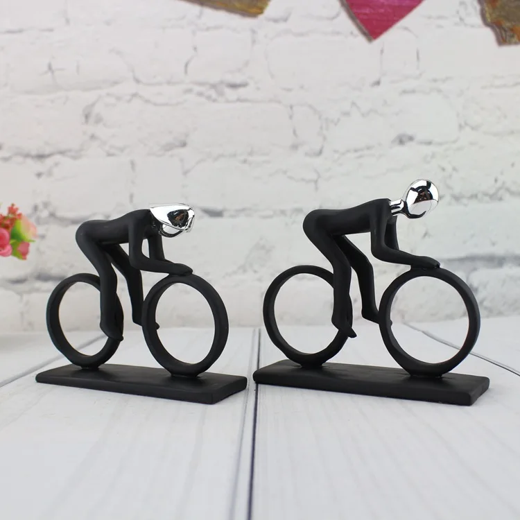 Creative Size Number Couple Resin Handicraft Sports Figure Pendant Living Room Tabletop Car Interior Decoration Article | Дом и сад