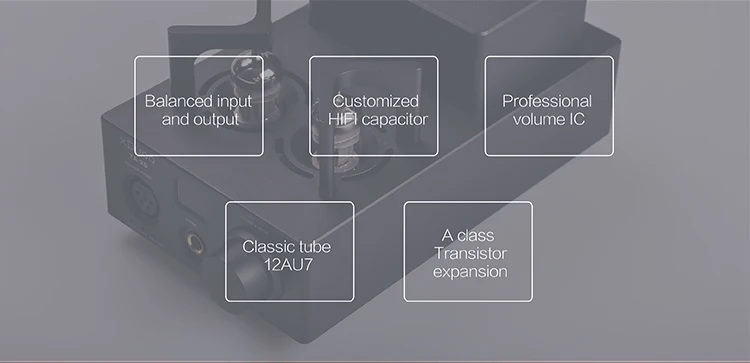 XDUOO TA-20 HIFI высокая производительность сбалансированная Классическая 12Au7 трубка стерео аудио усилитель для наушников с XLR AUX