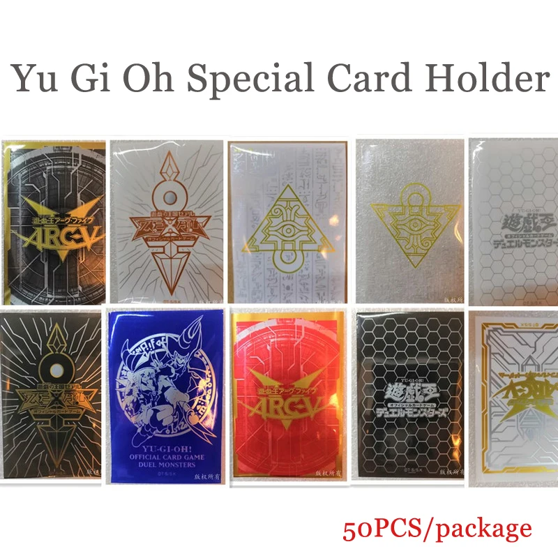 50 шт./упак. Настольная игра Yu Gi Oh карты профессиональный Пластик куртка держатель