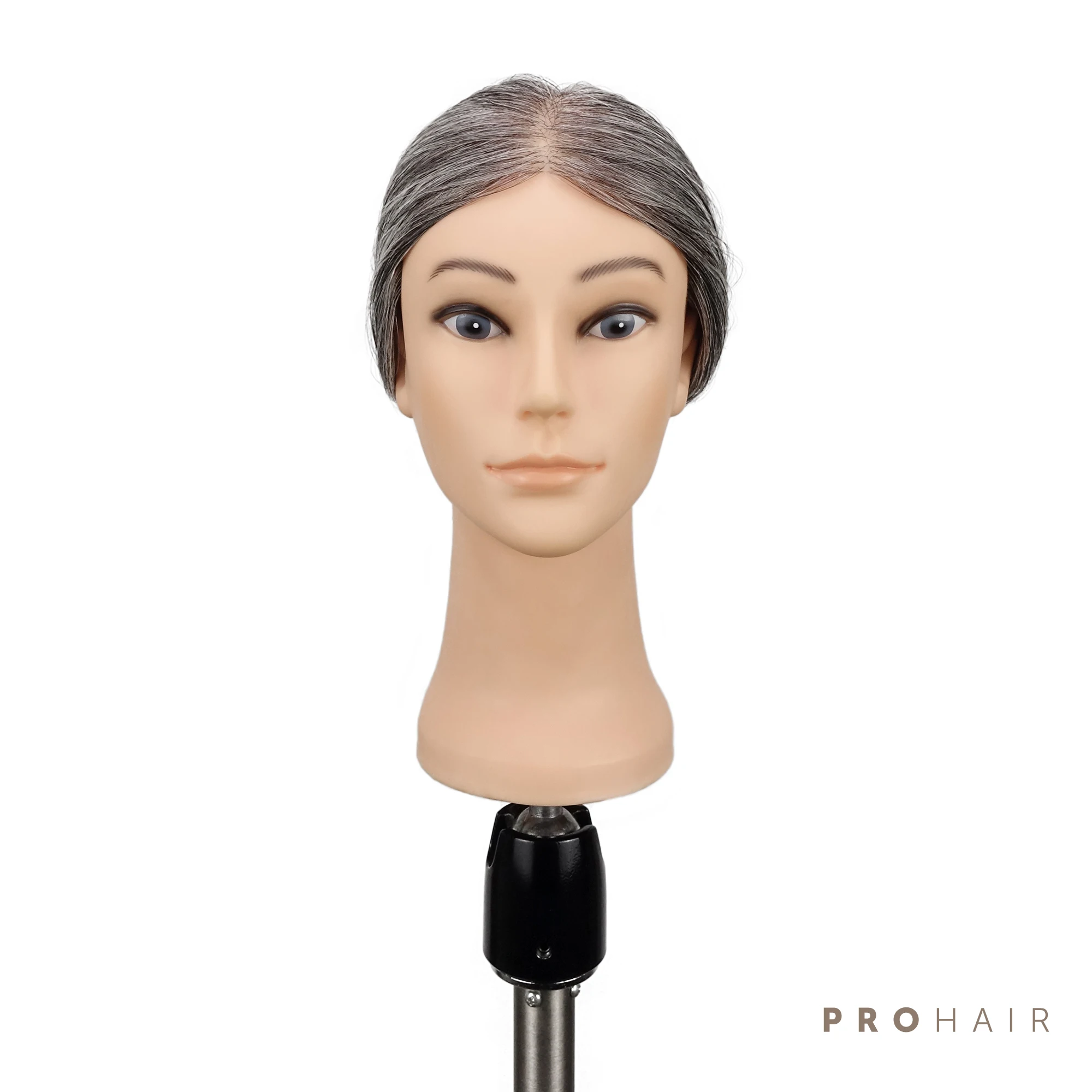 PROHAIR 30 см 12 дюймов человеческие волосы смешанные козья шерсть Серый Мини обучение