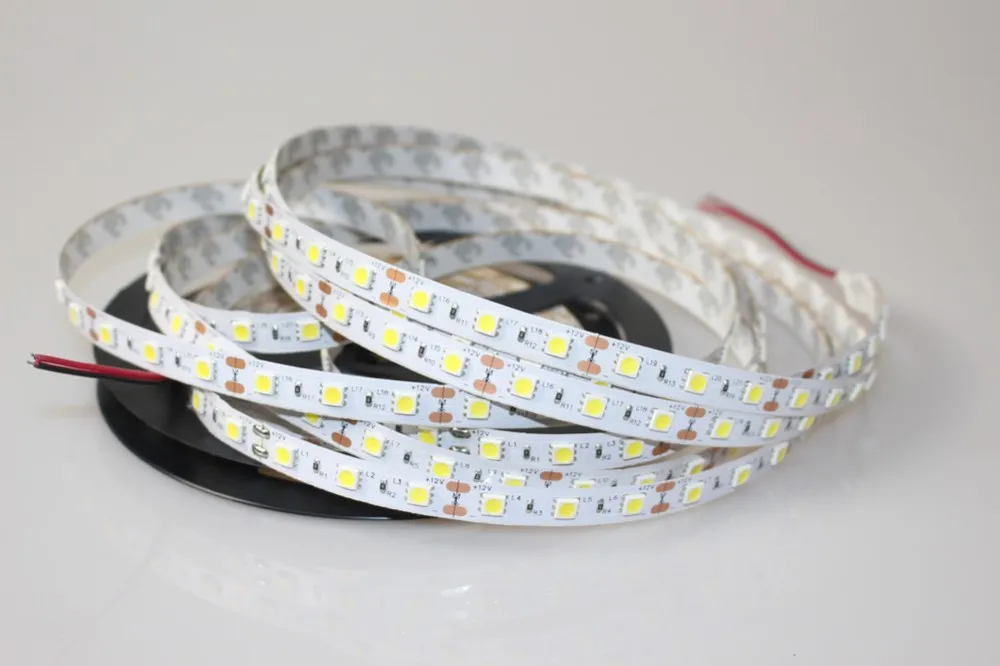 rgb Светодиодная лента 5050 SMD 60 светодиодный s лента светодиодный светильник белый красный желтый синий зеленый RGB 14,4 Вт/м DC 12 В с CE RoHS