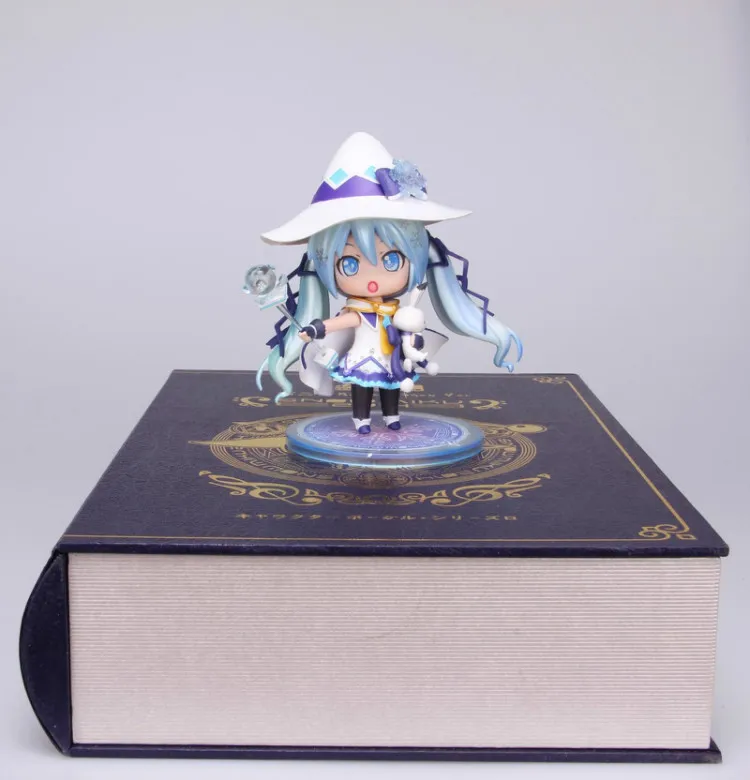 Аниме Рисунок 10 см Nendoroid VOCALOID Hatsune Miku Снежная Мику Волшебная Сноу версия ПВХ экшн