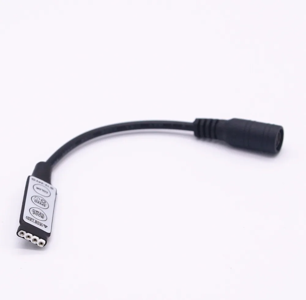 BEILAI DC 12 В 24 светодиодный RGB контроллер Диммер Мини 3Key пульт дистанционного