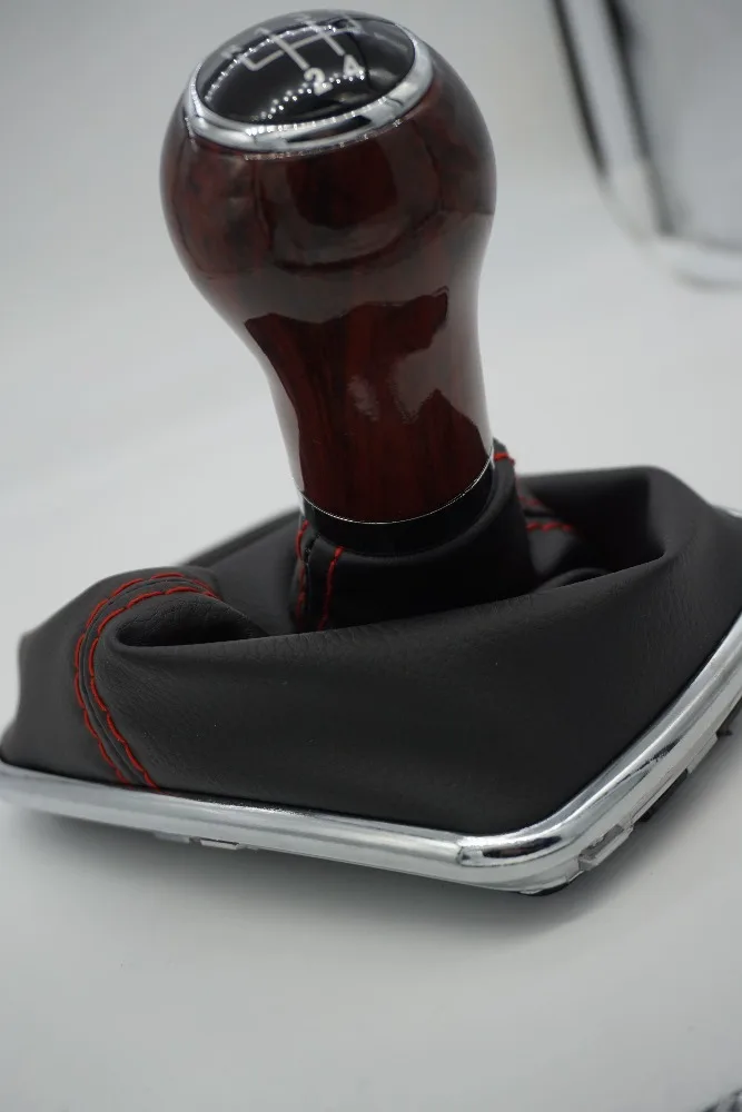 12 мм деревянное зерно рукоятка для рычага переключения передач Gaitor Boot 5 скоростей для Volkswagen VW 1999-2004 Golf 4 IV MK4 GTI R32 Bora Jetta