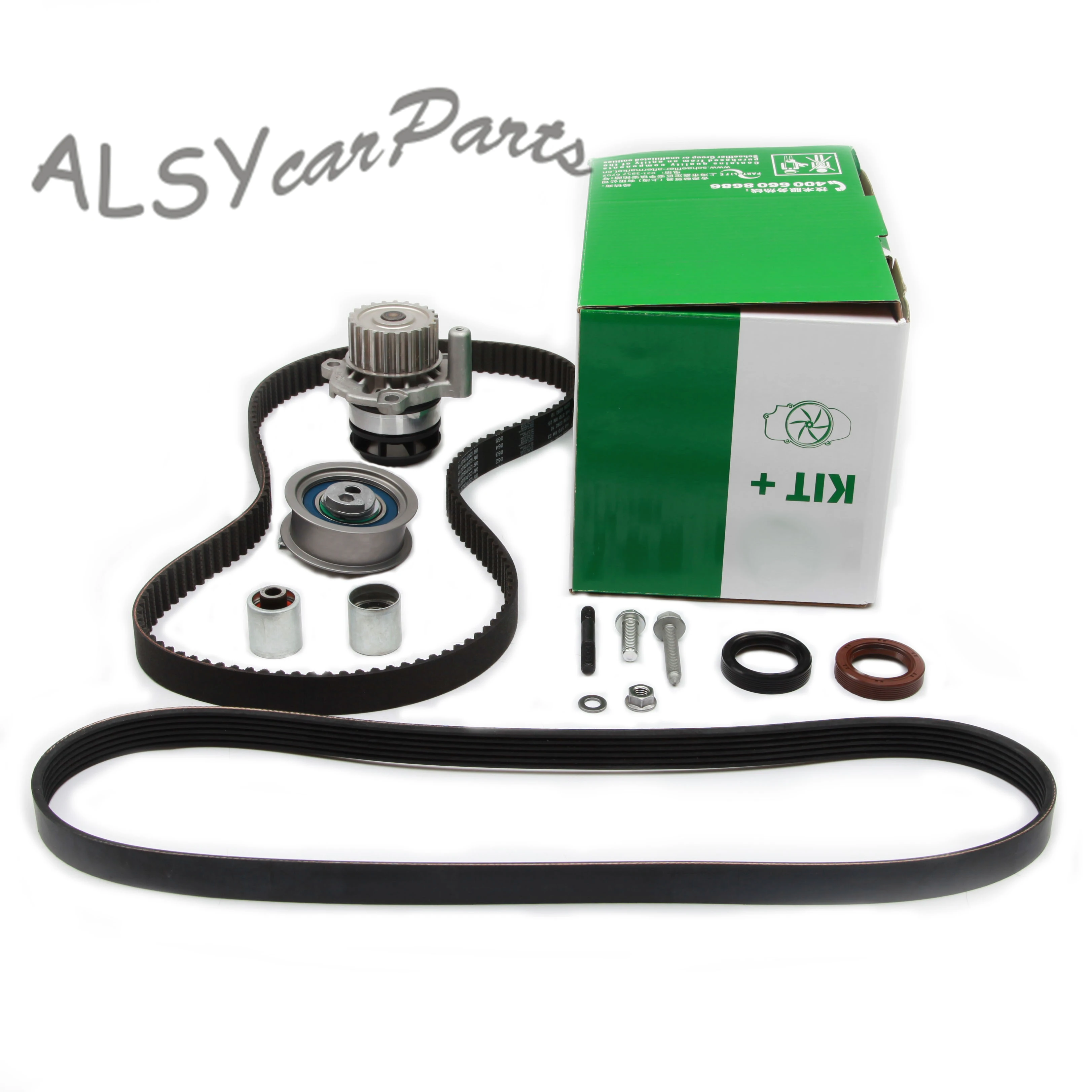 

YIMIAOMO Shaft Seal Kit Engine Water Pump Belt Tensioner 06D109119 B For TT VW Golf Passat Jetta Audi A4 2.0FSI BWA 038103085E