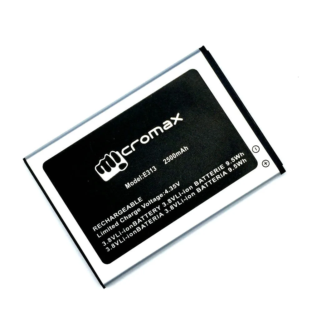 Новый E313 2500mAh литий ионный аккумулятор для Micromax Wileyfox Swift мобильный телефон