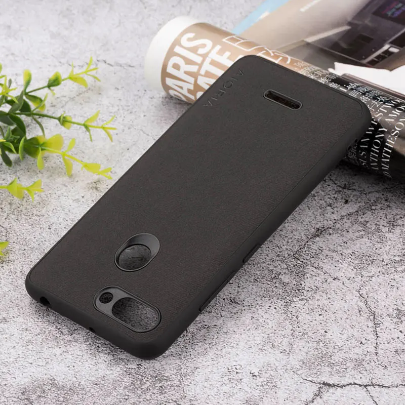 Текстильный чехол для Xiaomi Redmi 6 6A Мягкий ТПУ силиконовый материал с текстильными