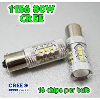 Распродажа! 4 шт. S25 BA15s P21W 1156 382 Высокая мощность Canbus XBD CREE Chip 16 светодиодный 80 Вт