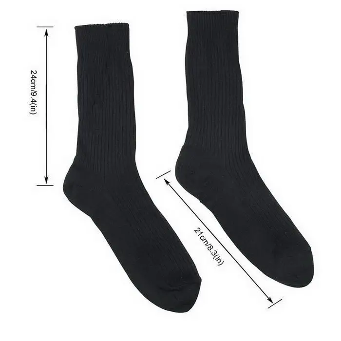 Unisex Foot Warmer Warming Sock Battery about 50 Degrees Toe Back Power Casual Solid Heated Winter Socks | Спорт и развлечения