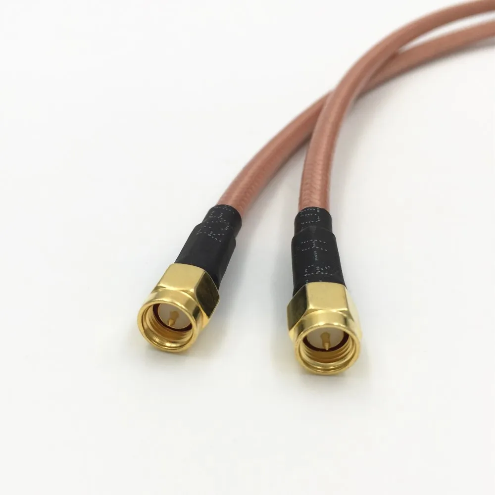 5Pcs RG142 Low Loss Wire SMA Male Jack to Plug M/M RF Coaxial Pigtal Jumper Cable Connector 15CM 20CM 30CM 50CM 1M 2M | Обустройство
