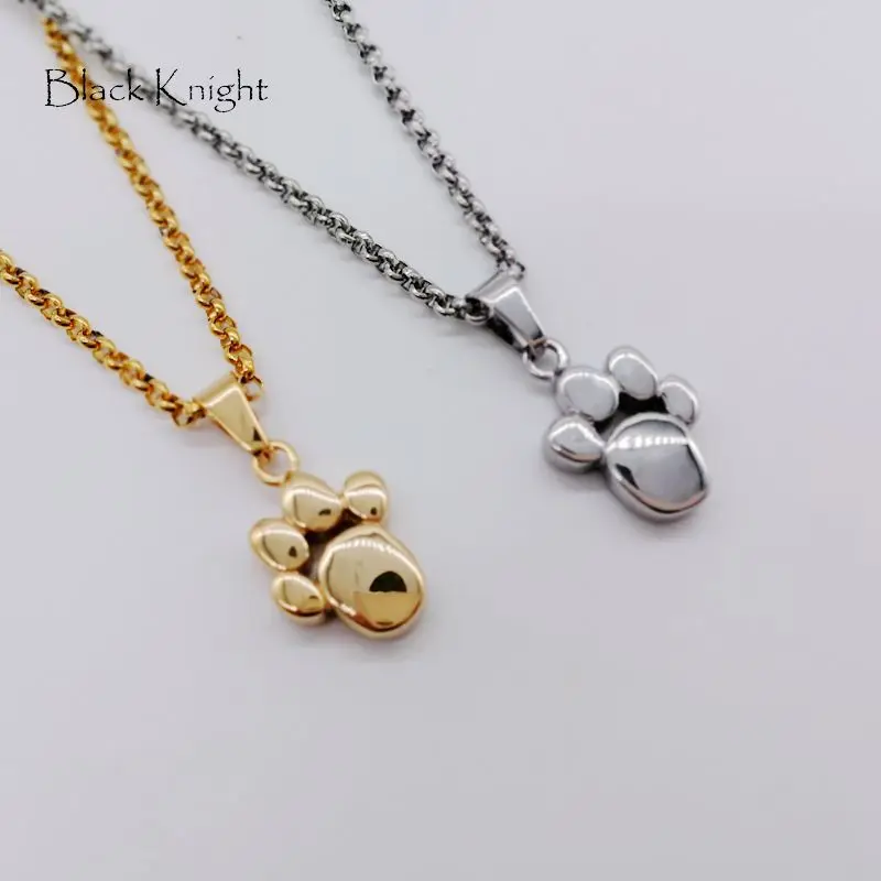 Ожерелье в виде лап черного рыцаря из нержавеющей стали 316L