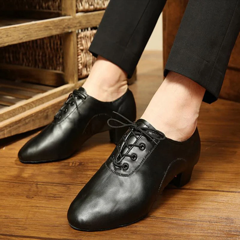 Women Latin Dance Shoes Cowhide soft bottom Black PU Sports Shoe MEN Latin Indoor Cheap Girl BOY  Practicing Great Discount 701