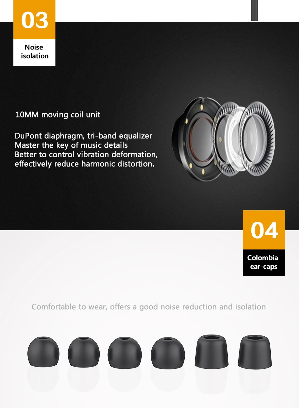 Doosl HiFi музыкальные наушники-вкладыши с интерфейсом type-C для всех устройств Встроенный выходной порт type-C для samsung X8 Xiaomi 6