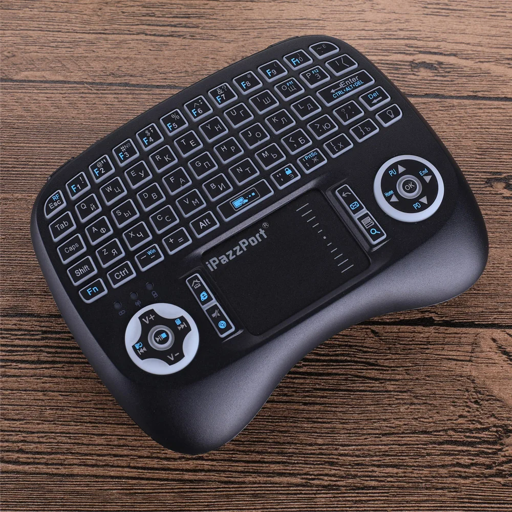 2017 Подсветка Беспроводная Клавиатура и Мышь для Android TV Box/Raspberry Pi 3/smart TV/HTPC/Року box/Pro