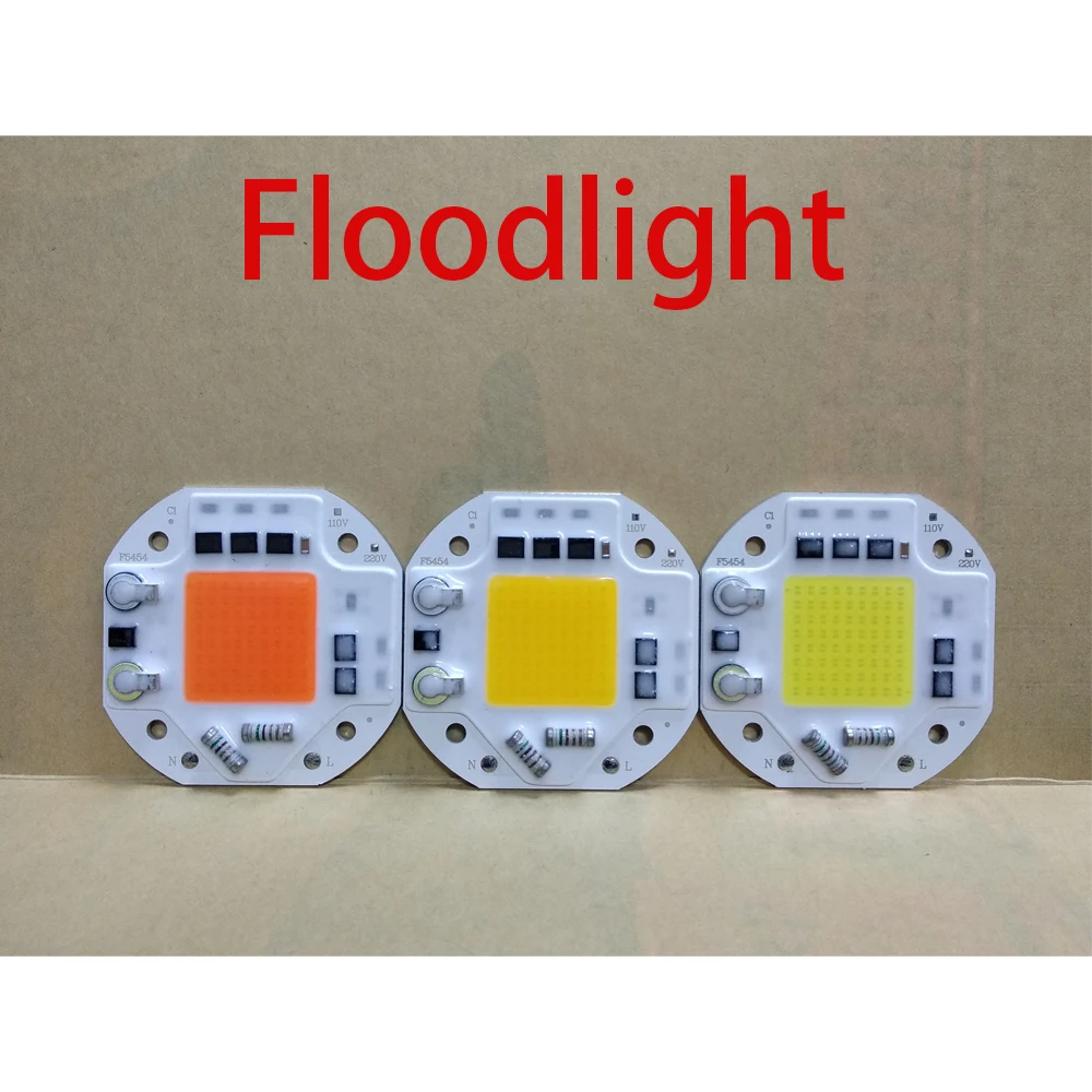 20 Вт 30 50 cob Чип 220V/110V 220V smart ic драйвера не светильник бусины для самостоятельного
