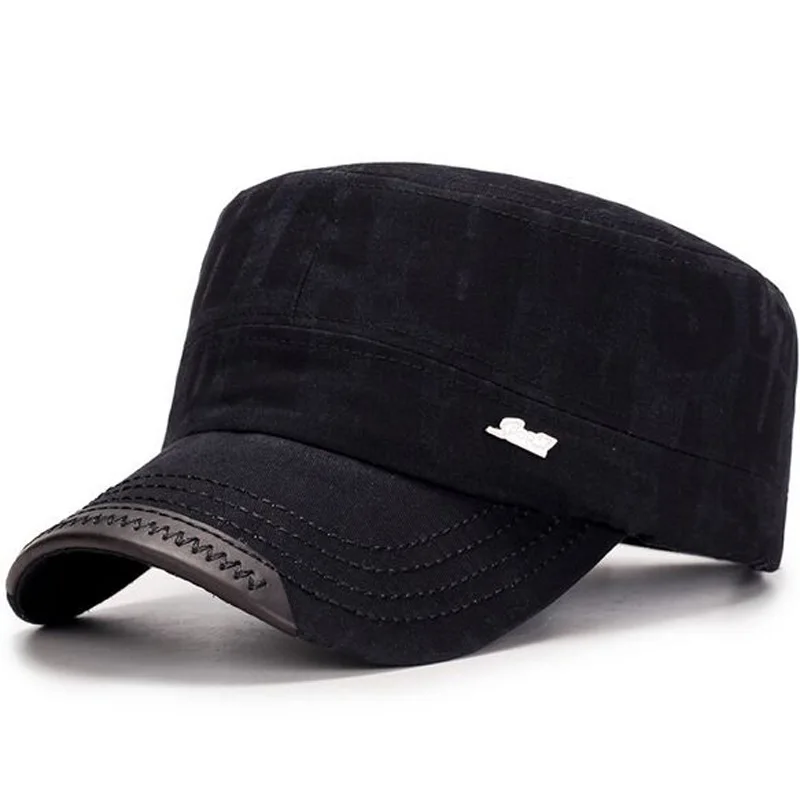 Новый мыть письмо военных головных уборов Весна Осень бренд Snapback хлопок шляпы