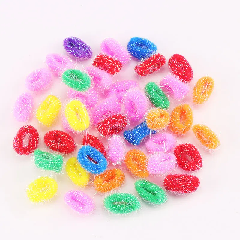Резинки для волос девочек цветные эластичные резинки 1 упаковка | Мать и ребенок
