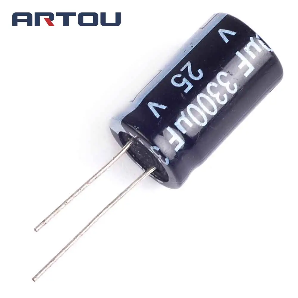 10 шт. 3300 мкФ 25В электролитический конденсатор Размер 16х25мм|electrolytic capacitors|3300uf