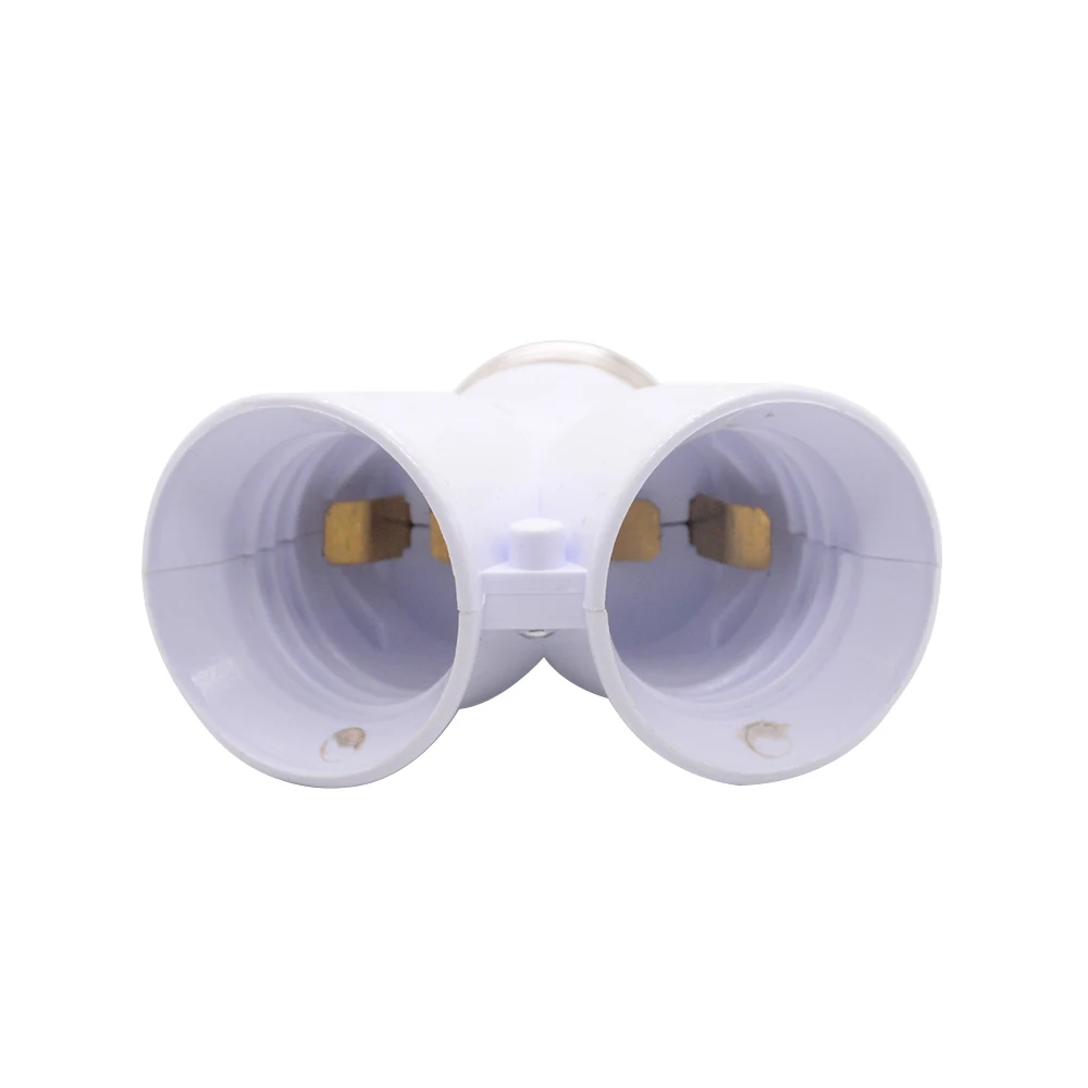 1 шт. белый цвет огнеупорный материал конвертер светильник лампа база E27 в 2