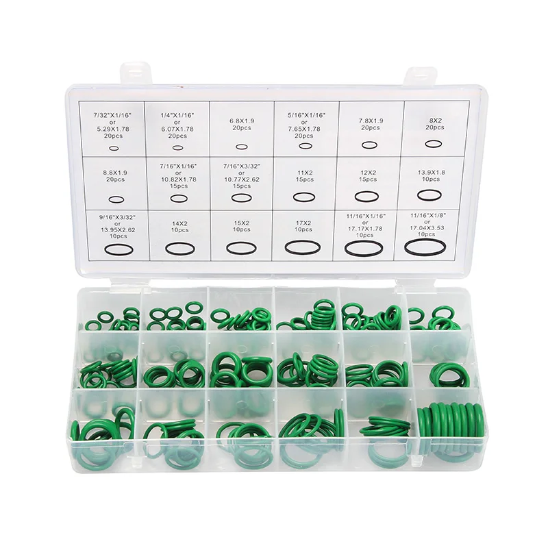 

495Pcs/Pack O Ring Rubber Washer Seals Assortment Black O-Ring Gaskets Set oil resistance 36 Sizes For Car Gasket