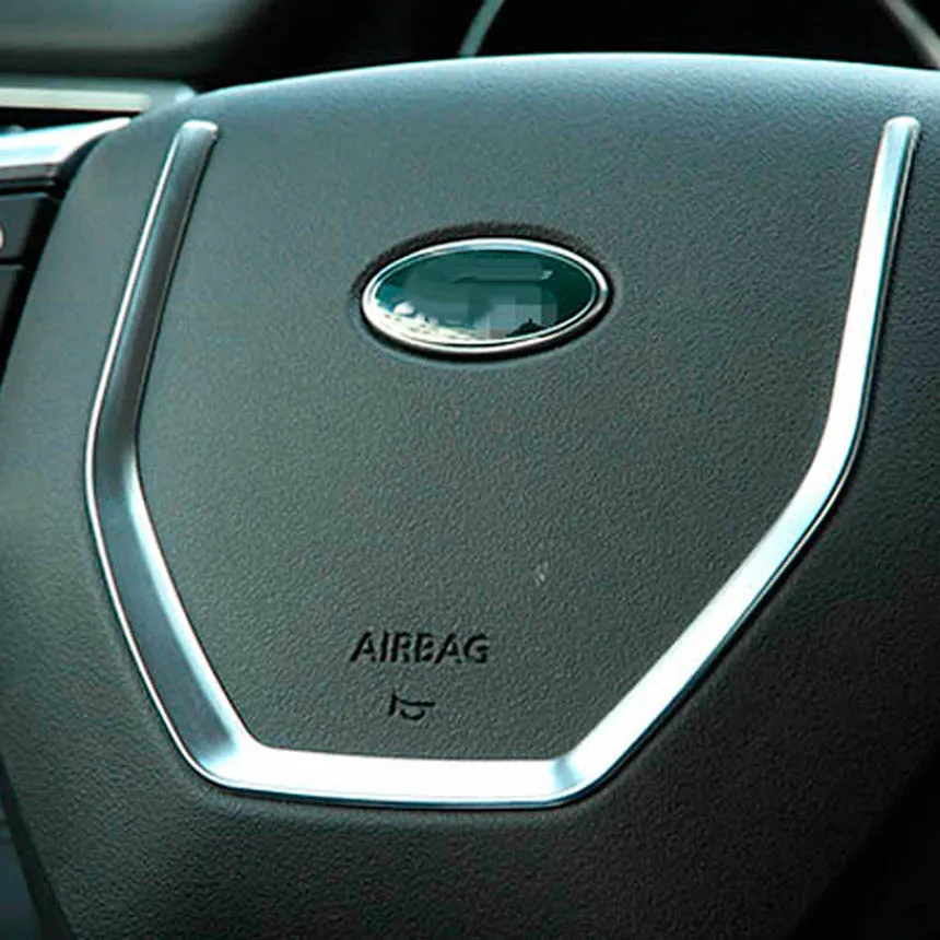 

Steering Wheel Decorative Cover Trim Sticker For Discovery Sport Interior Accessories