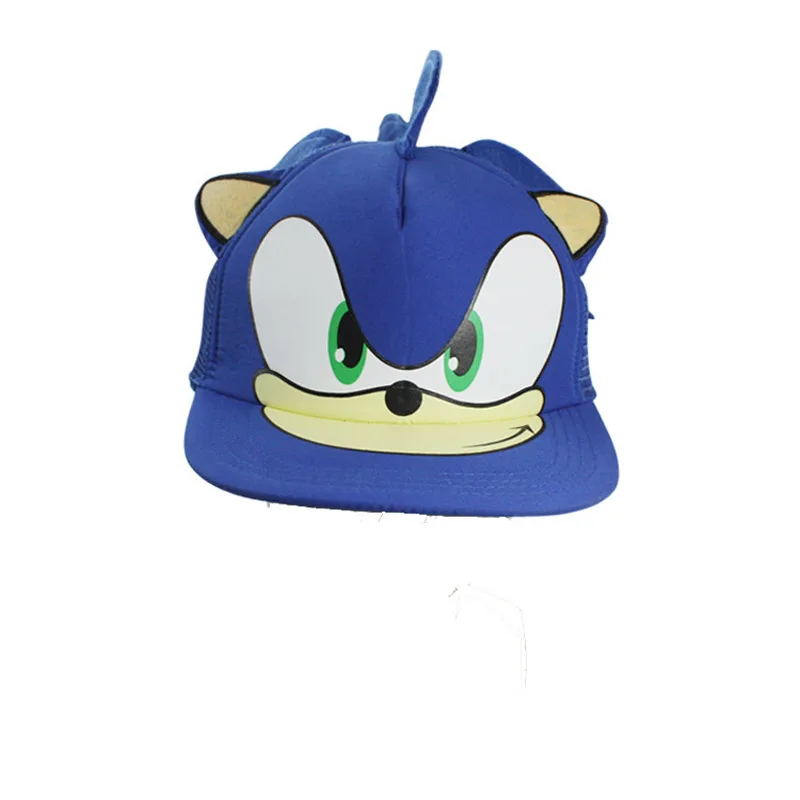 Sonices Hedgehogs шляпа милые Ежик мультфильм Молодежные регулируемые бейсбольные кепки