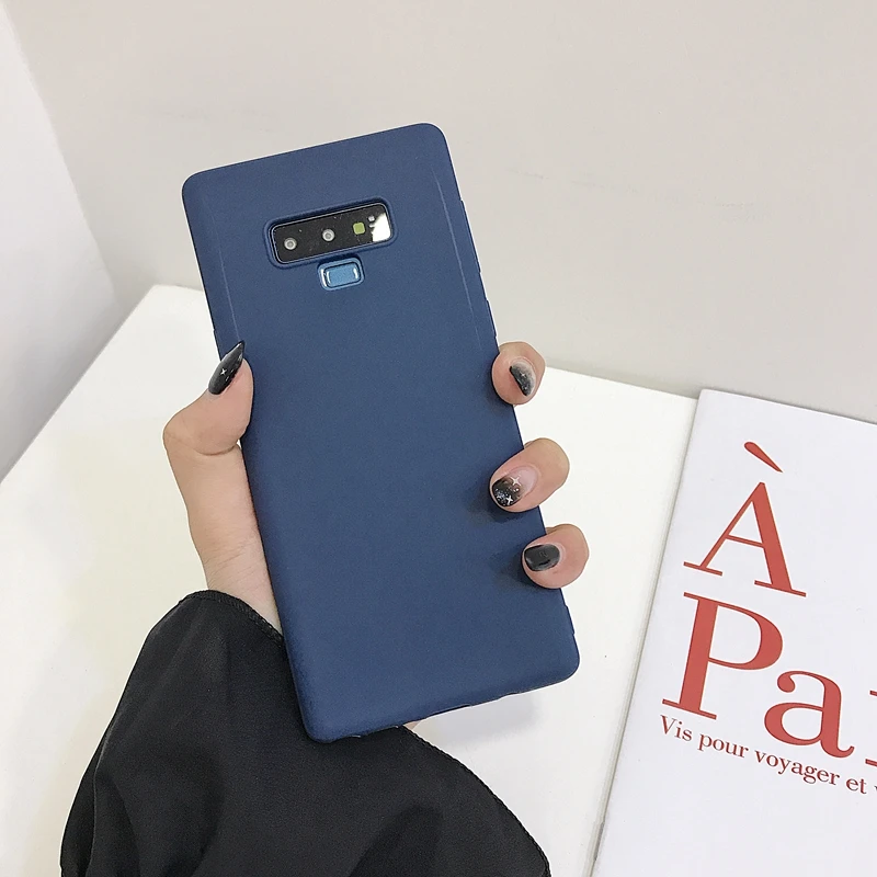 Ультра тонкие однотонные Цвет чехол для samsung Galaxy A10 A10E A20 A20E A30 A40 A50 A60 A70 M10 M20 M30 M40 Мягкий ТПУ чехол для телефона чехол s